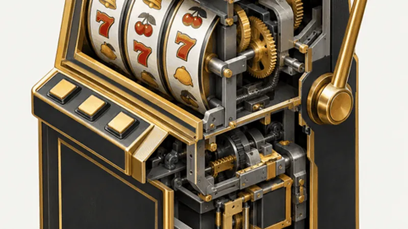 Grafik pembayaran bergelombang mesin jackpot dan data yang bisa diukur